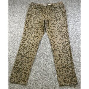 DKNY Jegging Womens Size 10 Leopard Skinny Comfort Stretch Pockets Jeans A6